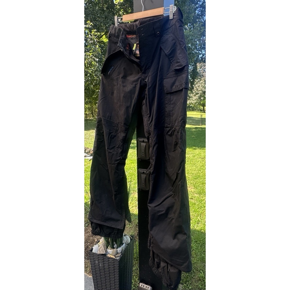 Burton Men's Snowboard Pants Size M Black DRYRIDE Cargo Ski Snow Winter